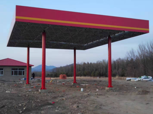 灌南加油站网架