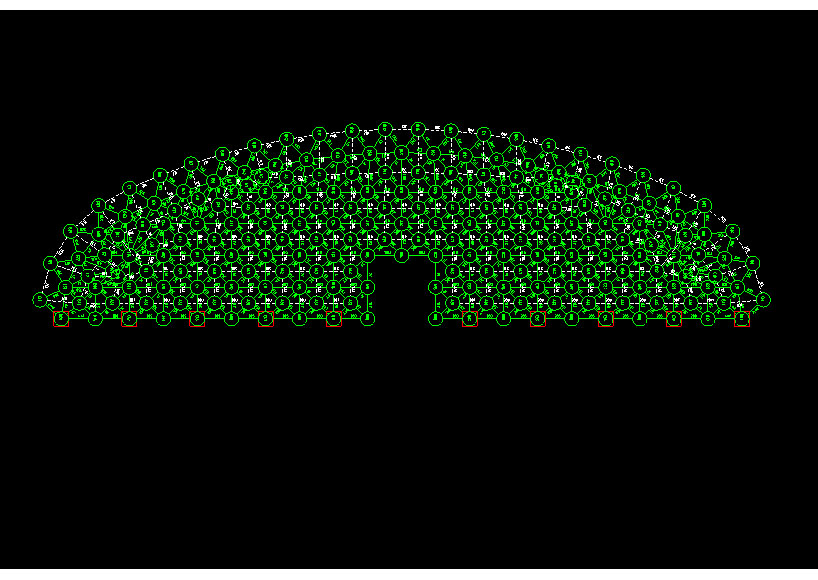 灌南锡林浩特91跨，1000米长干煤棚网架设计