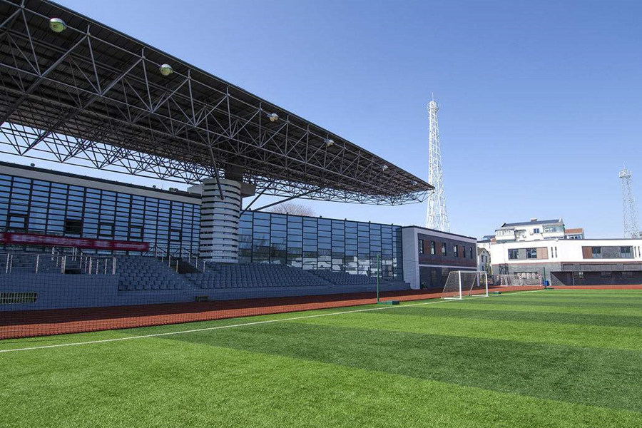 灌南体育场看台网架工程