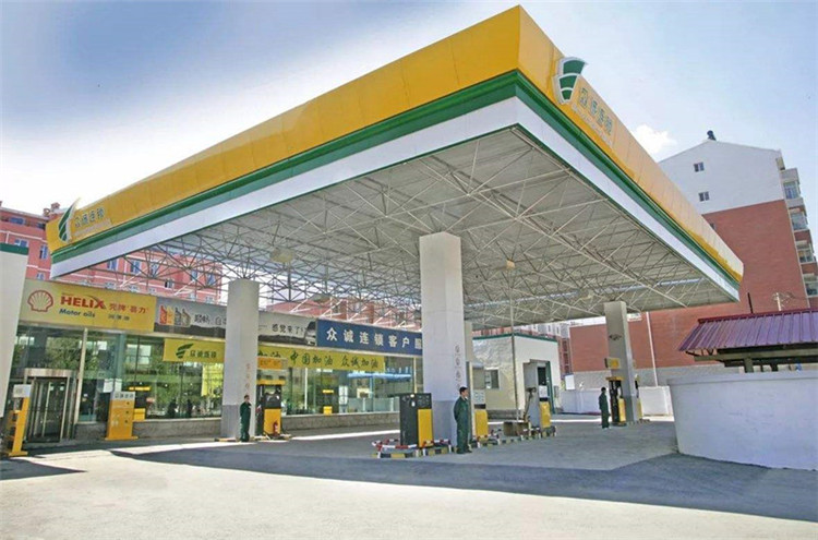 灌南加气站钢结构网架案例7